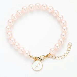 Sagittarius 14k gold horoscope beaded adjustable chain bracelet